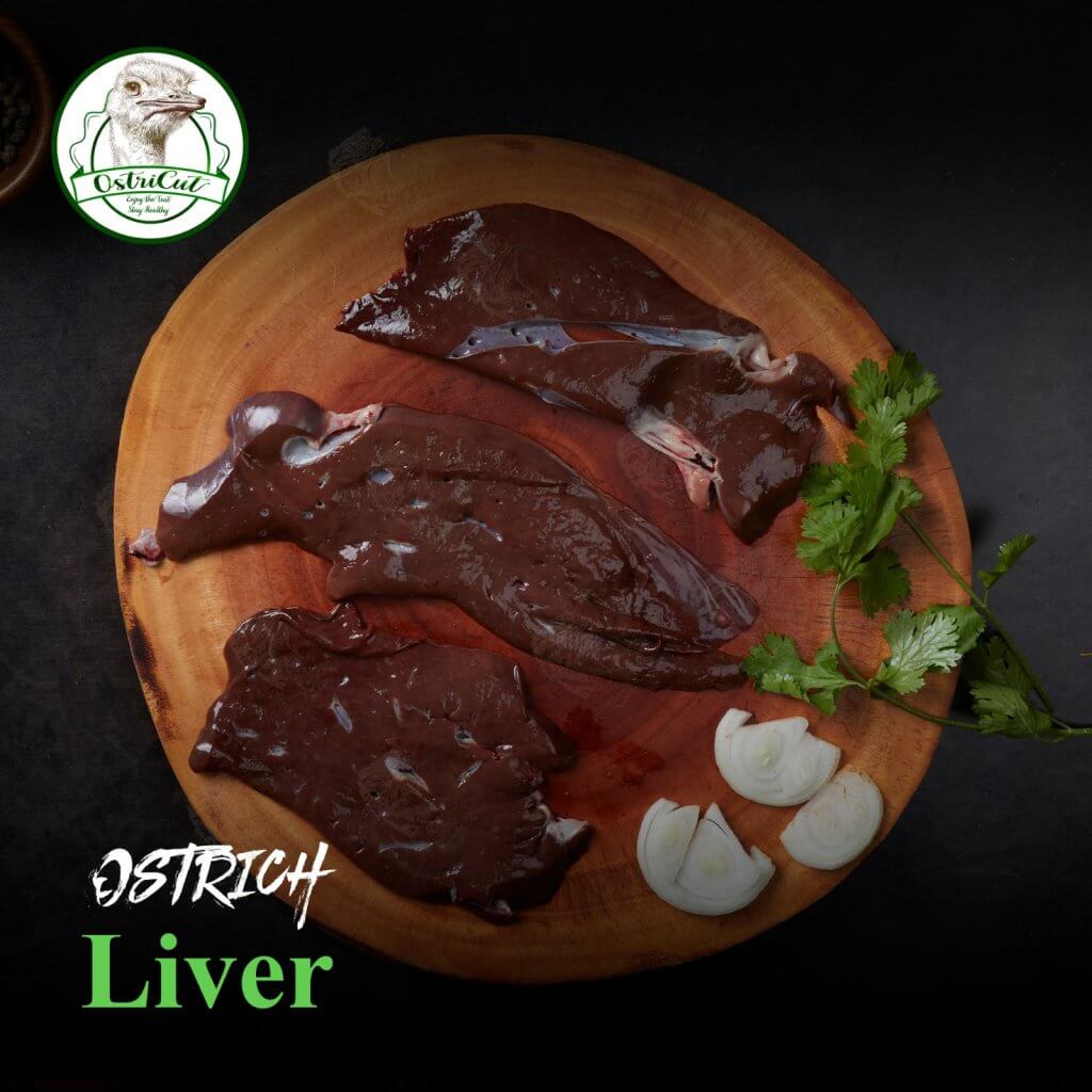 Ostrich liver/heart - Ostricut